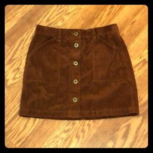Corduroy J Crew Skirt